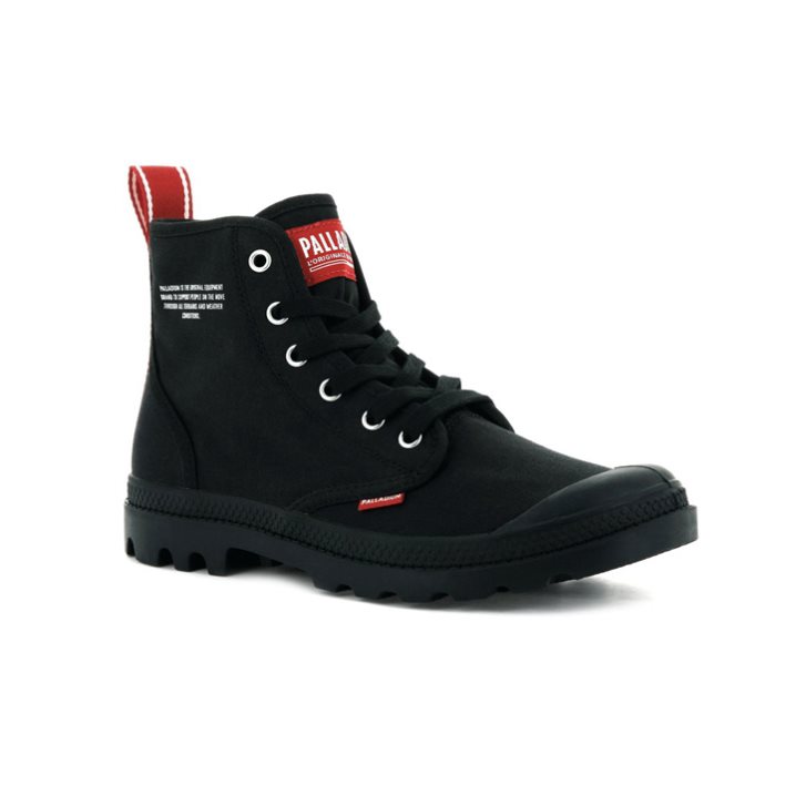 Palladium Pampa Hi Dare Men's Boots Black | UK Z275-RMS